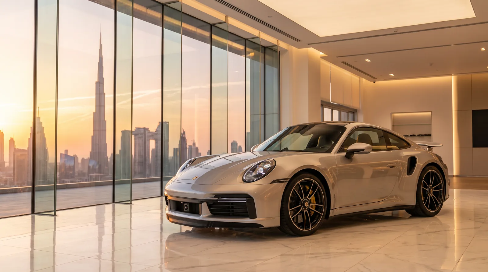 Porsche 911 Turbo S — luxury car rental in Dubai, UAE