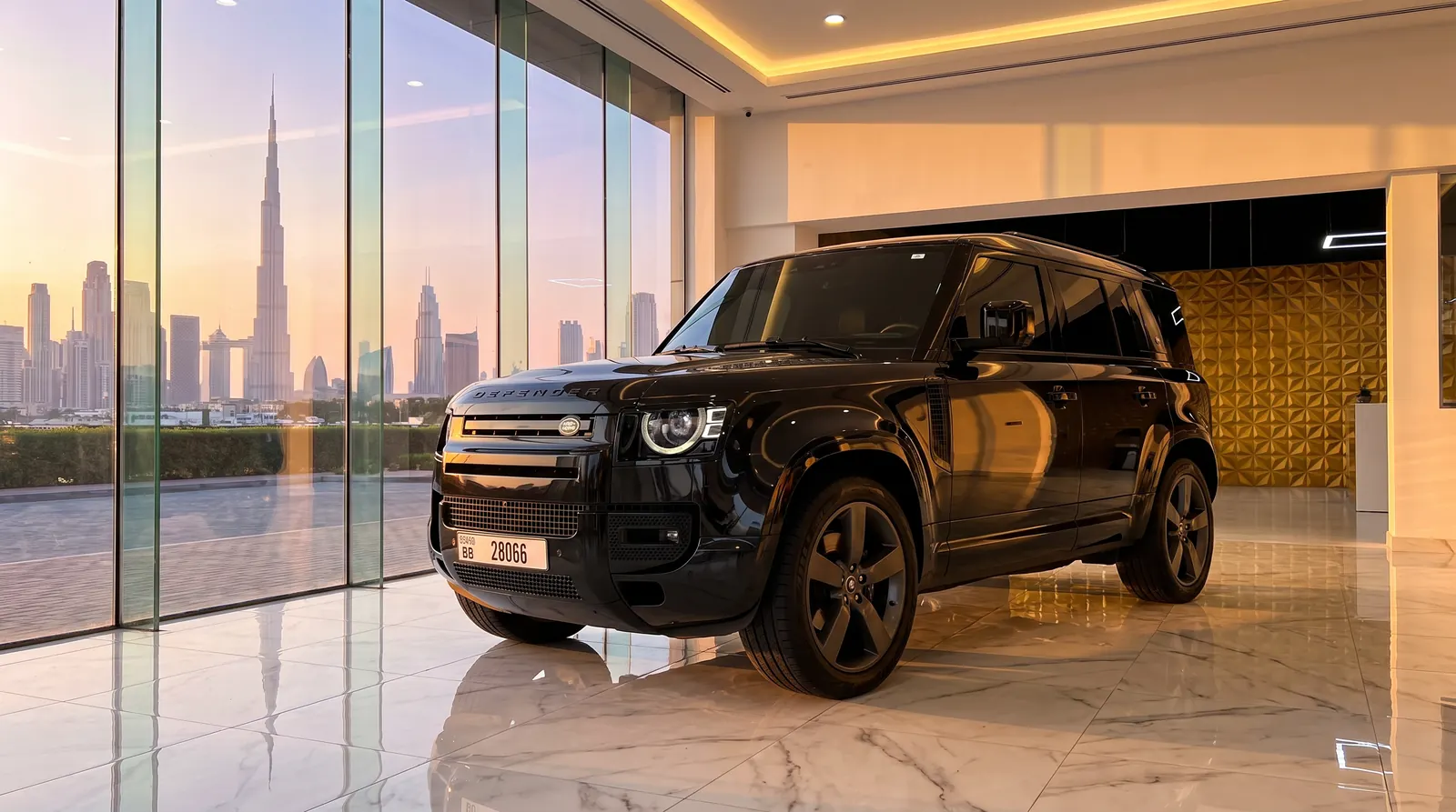 Land Rover Defender 110 — luxury car rental in Dubai, UAE